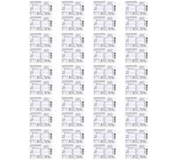Jnchdghwa 40pcs ECG 7 Step Ruler,ECG 7 Step Ruler for ECG/EKG Interpretation,ECG Reference Guide Ruler,EKG Calipers Measuring Tool