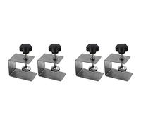 Jnchdghwa 4Pcs Home Improvement Smooth Woodworking Drawer Front Installation Clamp Hardware Jig Accessories Stainless Steel S
