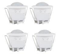 Jnchdghwa 4X 110V-220V 360° Infrared Recessed PIR Ceiling Motion Sensor Detector Light Switch, Motion Light Sensor