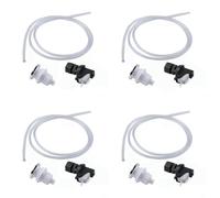 Jnchdghwa 4X 16A Bath Tub Spa Waste Garbage Disposal Self-Lock Air Switch Push Button