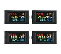 Jnchdghwa 4X 6 in 1 AC Monitor D69-2058 AC Digital Voltage and Current Power Frequency Factor Electricity Meter