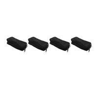 Jnchdghwa 4X Big Capacity Pencil Case Oxford Storage Pouch Marker Pen Case Simple Stationery Bag School Organizer Black