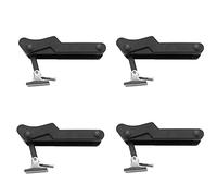 Jnchdghwa 4X Flexible Door Draw Lock 3.8 Inch Replacement Soft Rubber Black Over-Center C7-10