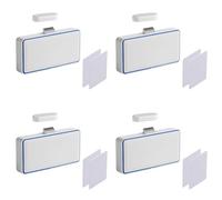 Jnchdghwa 4X Hidden Cabinet Lock, Smart NFC RFID Electronic DIY Child Safety Proofing Lock for Cabinet Drawer Locker Cupboard