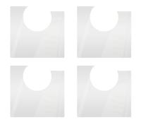 Jnchdghwa 4X Transparent Folk Acoustic Guitar Pickguard Anti-Scratch Classical Guard Plate for Flamenco Guitar Parts