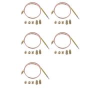 Jnchdghwa 5 Set 60cm Gas Stove Thermocouple Heater Part Burner Universal Fireplace Replace Adaptors Digital Temperature Controller