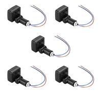 Jnchdghwa 5X 220V Mini Human Body Infrared Sensor Infrared Body Sensor Switch LED Flood Light PIR Motion Sensor Adjustable Black