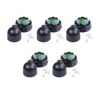 Jnchdghwa 5X Automatic Dice Roller Cup Battery Powered Pub Bar Party Game Play with 25 Dices Black