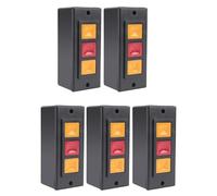 Jnchdghwa 5X Garage Door Opener, Electric Door Roll Switch Lock Box, Mounted Concealed Button Switch C