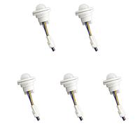 Jnchdghwa 5X Mini PIR Infrared Motion Sensor Detection 220V Adjustable Time Infrared Automatic LED Light Witch
