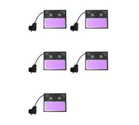 Jnchdghwa 5X Solar Auto Darkening Welding Lens Panel Welding Helmet Mask Automatic Filtering Lampshade Eye Goggles