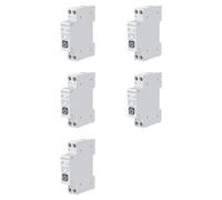 Jnchdghwa 5X Tuya WiFi Smart Circuit Breaker 1P+N 1A-63A Adjustable DIN Rail with Metering Work with Smart Life Home