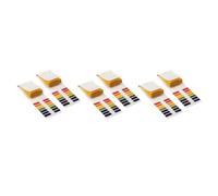 Jnchdghwa 6 Set 160 Strips 1-14 PH Litmus Paper Ph Test Strips Water Cosmetics Soil PH Test Paper Strips with Control Card