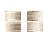 Jnchdghwa 60Pcs 1/8In Cobalt Drill Bits Double End Drill Bits for Hardened Steel Cast Iron Wood Plastic Stainless Steel Drill Bit