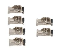 Jnchdghwa 6PCS 0-90-180 Degree Self-Locking Folding Hinge Table Legs Silver Folding Coffee Table Furniture Hardware Cabinet Hinge
