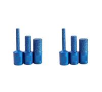 Jnchdghwa 6PCS M10 Thread Brazed Milling Cutter High-Quality Drill Bit for Ceramic Tile Marble Glass Drill Cutting