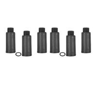 Jnchdghwa 6Pcs Oil Cap Plug Air Compressor Parts for E100087 Black Thread M15 1.50mm Air Compressor Oil