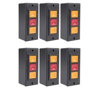 Jnchdghwa 6X Garage Door Opener, Electric Door Roll Switch Lock Box, Mounted Concealed Button Switch C