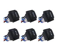 Jnchdghwa 6X Momentary Polarity Reverse Switch Waterproof Control Motor Actuator 6 Pin 3 Position Rocker Toggle Switch