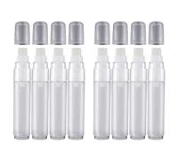 Jnchdghwa 8 Pack Paint Pens 15 mm Empty Acrylic Permanent Marker Clear White Marker Pen Fine Point Empty Refillable Markers