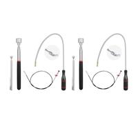Jnchdghwa 8 Pack Telescoping Magnet Pick-Up Tool Set, Extendable Magnetic Telescoping Pickup Tool 1-15 LB & 23inch Bendable Spring