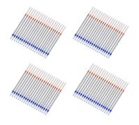 Jnchdghwa 80 Pcs 0.7mm Tip Gel Silver Tone Ink Pen Refill Replacement