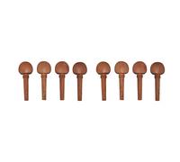 Jnchdghwa 8Pcs 4/4 Size Violin Fiddle Tuning Peg Set Jujube Wooden Replacement for 4/4 Size Violin