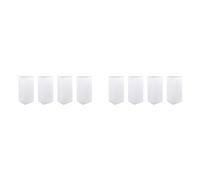 Jnchdghwa 8Pcs Clear Triangular Prism for Rainbow Lights Crystal Optical Prisms Glass Physics Teaching Refracted Light Spectrum
