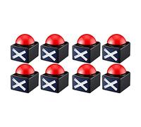 Jnchdghwa 8PCS Game Answer Buzzer,Game Buzzer Alarm Sound Play Button with Light Trivia Quiz Got Talent Buzzer Game Toy for Kids