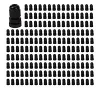 Jnchdghwa 90 Pcs PG7 Waterproof Connector Gland Black for 4-7mm Diameter Cable