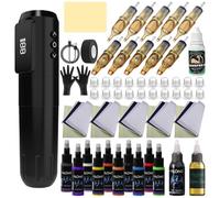 Jnchdghwa Cordless Tattoo Machine for Permanent Makeup Beauty Tool Kit 1600mAh High Capacity Battery Rotaty Pen Kit