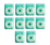 Jnchdghwa Expandable Waxed Dental Floss 10 Spools-Mint Flavored Plaque Remover for Gentle, Oral for Teeth, Dental Care