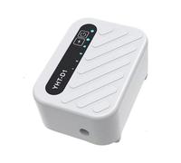 Jnchdghwa Fish Tank Oxygen Pump Mini Aquarium USB Rechargeable Air Pump Ultra Silent Super Portable White