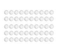 Jnchdghwa Golf Practice Balls 50 Pack 42mm Soft PU Realistic Feel Touch Controlled Flight Performance White