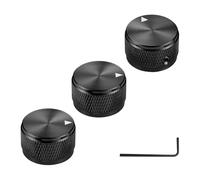 Jnchdghwa Guitar Knobs, for Electric Guitar 3 Pieces Aluminum Volume and Pitch Control Knobs