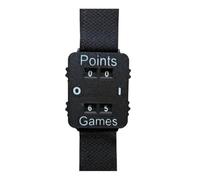 Jnchdghwa Instant Score Tracker Wristband Portable Wrist Score Counter for Tennis/Paddle/Cricket for Coaches Referee Players A