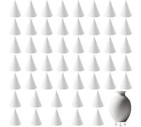 Jnchdghwa Kiln Stilts Support Nails 50Pcs Temperature Reusable Ceramic Refractory Cone Support Nails Pottery Tools for Firing A