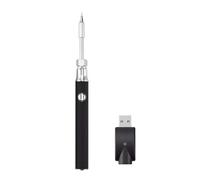Jnchdghwa Mini Soldering Iron 510 Thread 3-Level Voltage Soldering Iron Pen with Solder Tip 1100mAh USB Rechargeable A