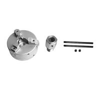 Jnchdghwa Mini Three Jaw Chuck for Lathe Bench Grinder Electric Drill Aluminum Alloy Self Centering Woodworking Turning Chuck