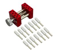 Jnchdghwa Mini Vise, Multi-Functional Clamp with 14 Stainless Steel Bars, Suitable for Securing Miniature Parts. A