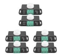 Jnchdghwa Motion Sensor Switch, 12V 24V PIR Sensor LED Switch Controller for Flexible LED Strips Light, 6 Pack