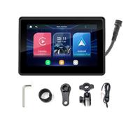 Jnchdghwa Motorcycle 5 Inch Navigation Screen MP5 Player Android Auto Carplay Support Bluetooth Wireless Waterproof Portable Display