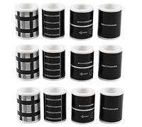 Jnchdghwa Railway Highway Road Tape 12 Rolls 4.8cmx5M Sticker Traffic Road Adhesive Masking Tape Road for Kids DIY Toy Car Play