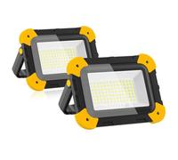 Jnchdghwa Rechargeable Magnetic Work Light Portable LED Flood Light Battery Powered Cordless Job Sites Lighting for Outdoor
