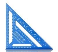 Jnchdghwa SAE& Metric Dual Scale 12 Inch Carpenter Square Wood Working Tools, Rafter Square Measuring Tool