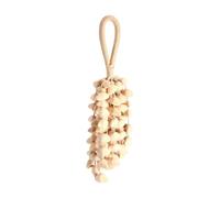 Jnchdghwa Seed Shell Hand Rattle 96 Natural Fruit Nut Shells Hand Cranked Wind Chime Seed Shell Sound Healing Instrument