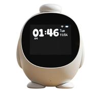 Jnchdghwa Smart AI Clock for Kids, Voice-Controlled AI Alarm Clock, AI Device, Sound Machine Waking Function for Toddlers and Children