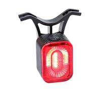 Jnchdghwa Smart Brake Sensing USB Rechargeable LED Bike Tail Light, Super Bright 4-Mode Waterproof Rear Light, Automatic Functionality