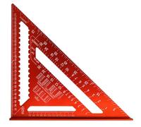Jnchdghwa Sturdy 12 Inch Aluminum for Woodworking Carpenter Square Rafter Square Angle Drawing Measuring Ruler Tool