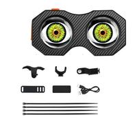 Jnchdghwa Taillight Motorcycle Taillights Devil'S Eye Tail Light Bicycle Decorative Taillights